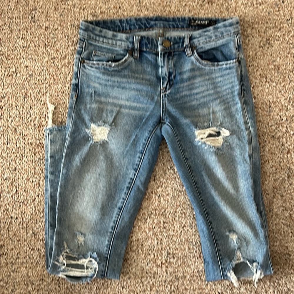 Blank NYC Skinny distressed jeans